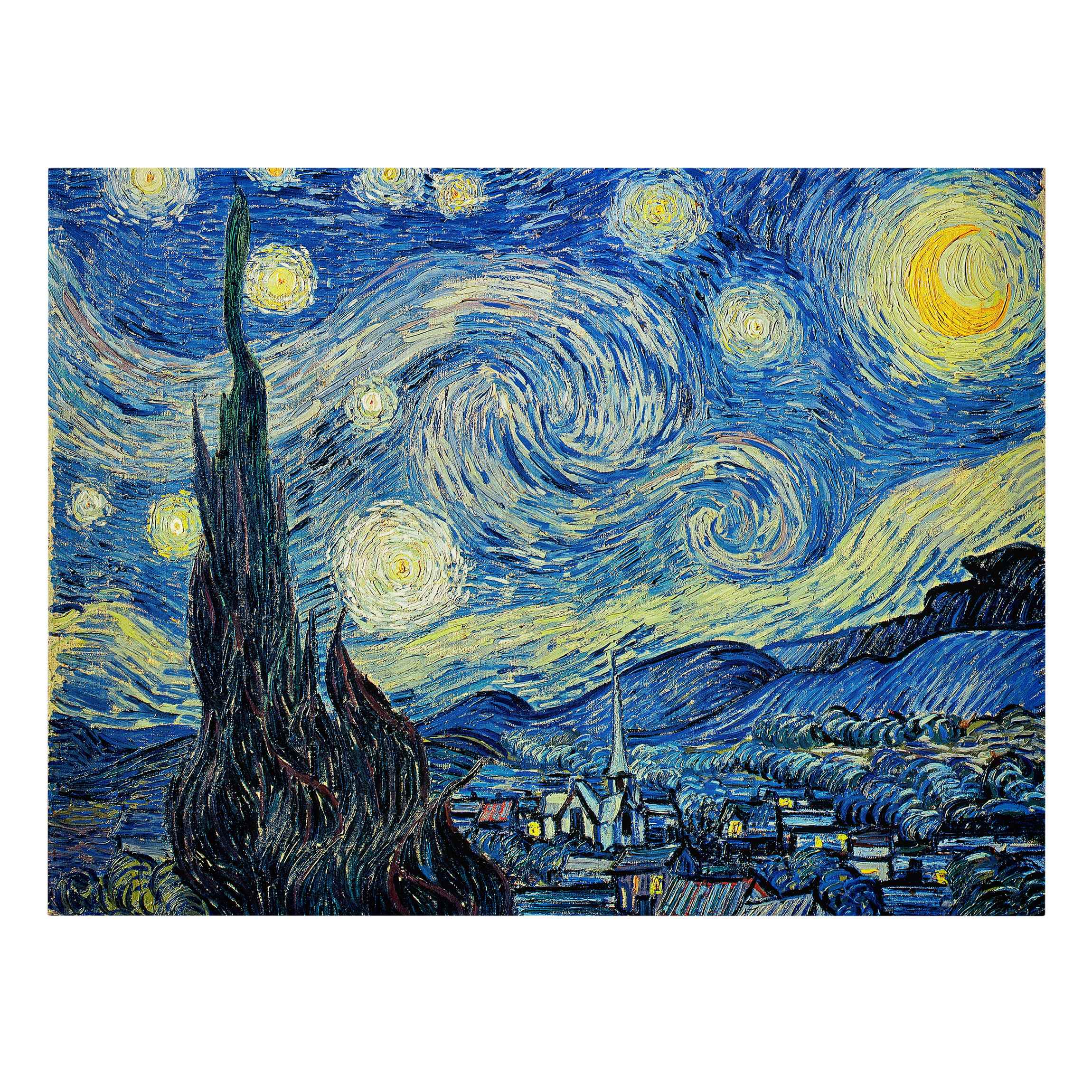 Leinwandbild Vincent van Gogh Sternennacht Quer 34 Leinwandbild Vincent van Gogh Sternennacht Quer 34