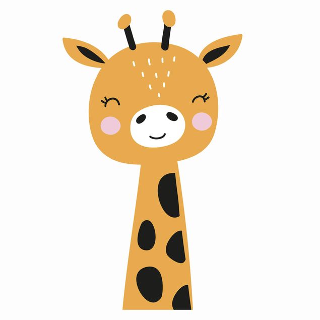 Wandtattoo Kinderzimmer - Baby Giraffe