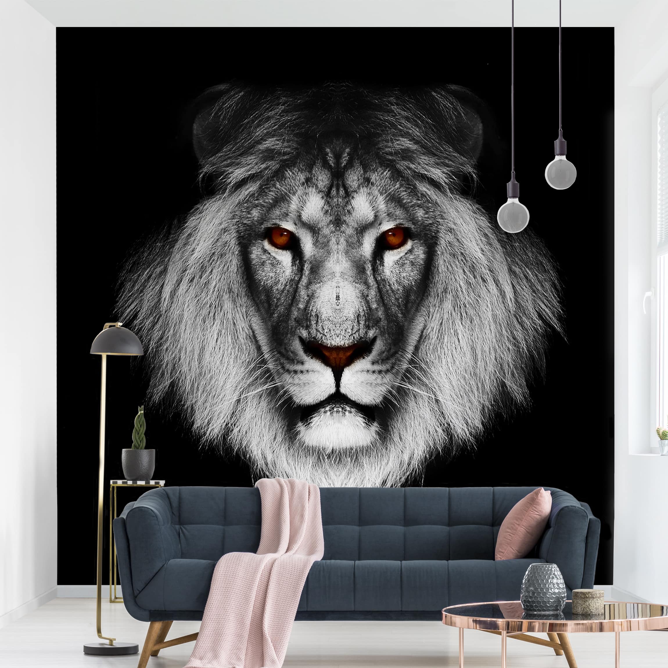 Tapete selbstklebend Weißer Tiger Fototapete Vliestapete Wandbild