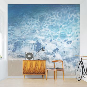Adesivo Murale 3D AUVS - Vista Mare Con Spiaggia 60x90 Cm