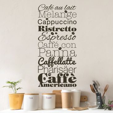 Wandtattoo für die Küche | Kaffee Wandtattoos | Gratis Versand Wandtattoo für die Küche | Kaffee Wandtattoos | Gratis Versand