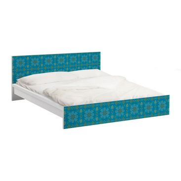 Furniture Decal For Ikea Malm Bed Low 160x200cm Colour Cool Grey