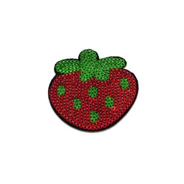 Patch Ricamata Pannocchia Frutta Ride – Toppa Termoadesiva 8,3x8 Cm Per Vestiti E Accessori - 2