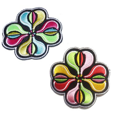 Toppa Termoadesiva Edelweiss – Fiore Di Stoffa Ricamato – 5,3 X 4 Cm - 3