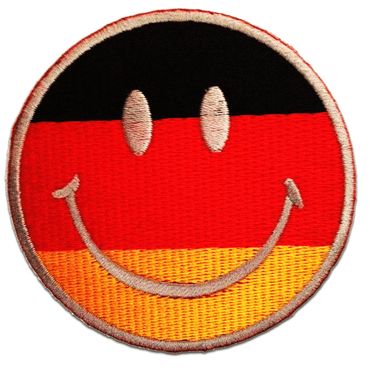 /'Smiley Aufnäher Patch /'/'/'/'/'/'7,5 x 7,5 cm/'/'/'/' Patches Aufbügeln/'
