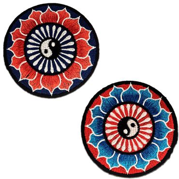 Toppa Termoadesiva Hippie 7,5 Cm – Ricamata, Da Stirare O Cucire Su Giubbotti E Jeans
