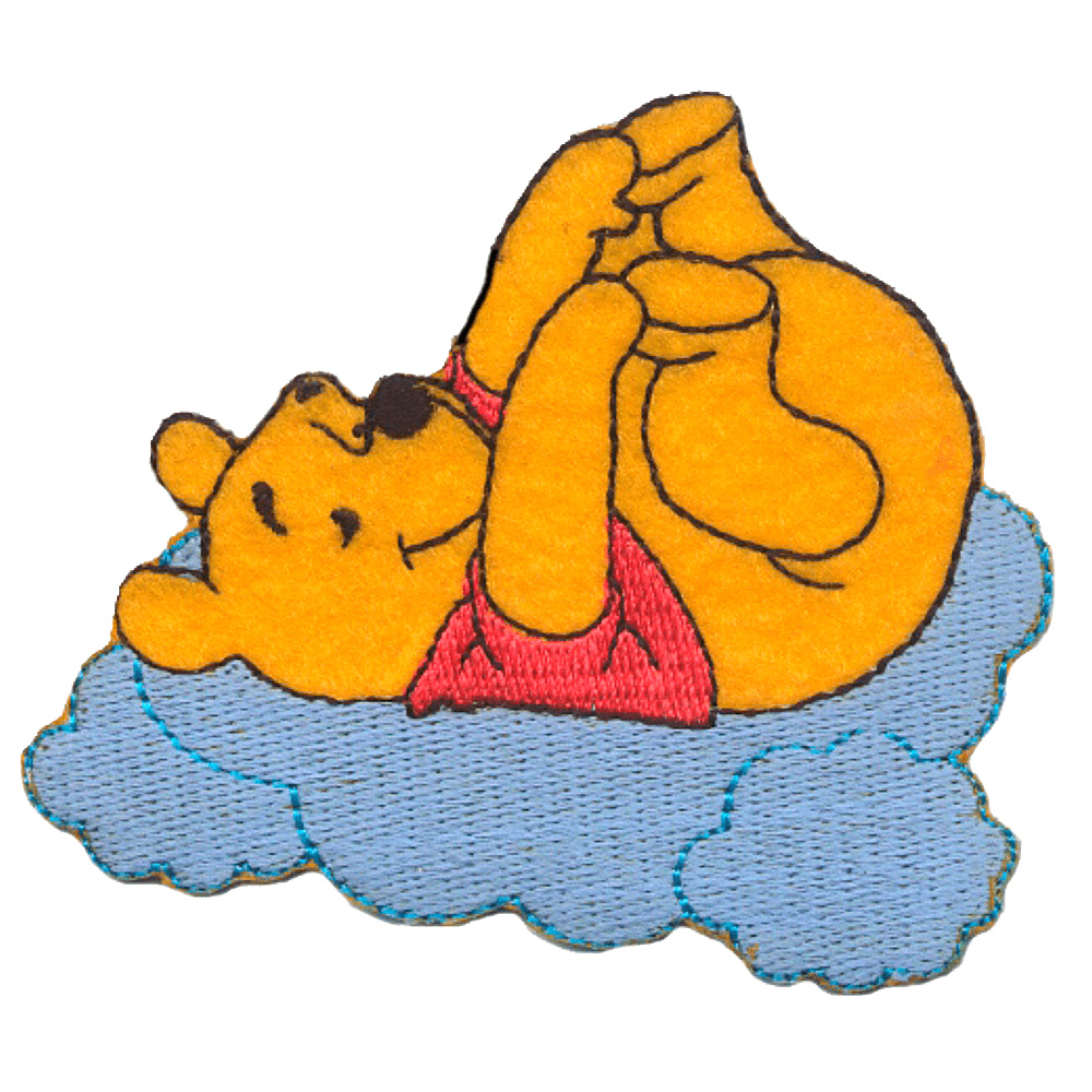Winnie the Pooh Disney Patch Iron on or Sew on Patch 