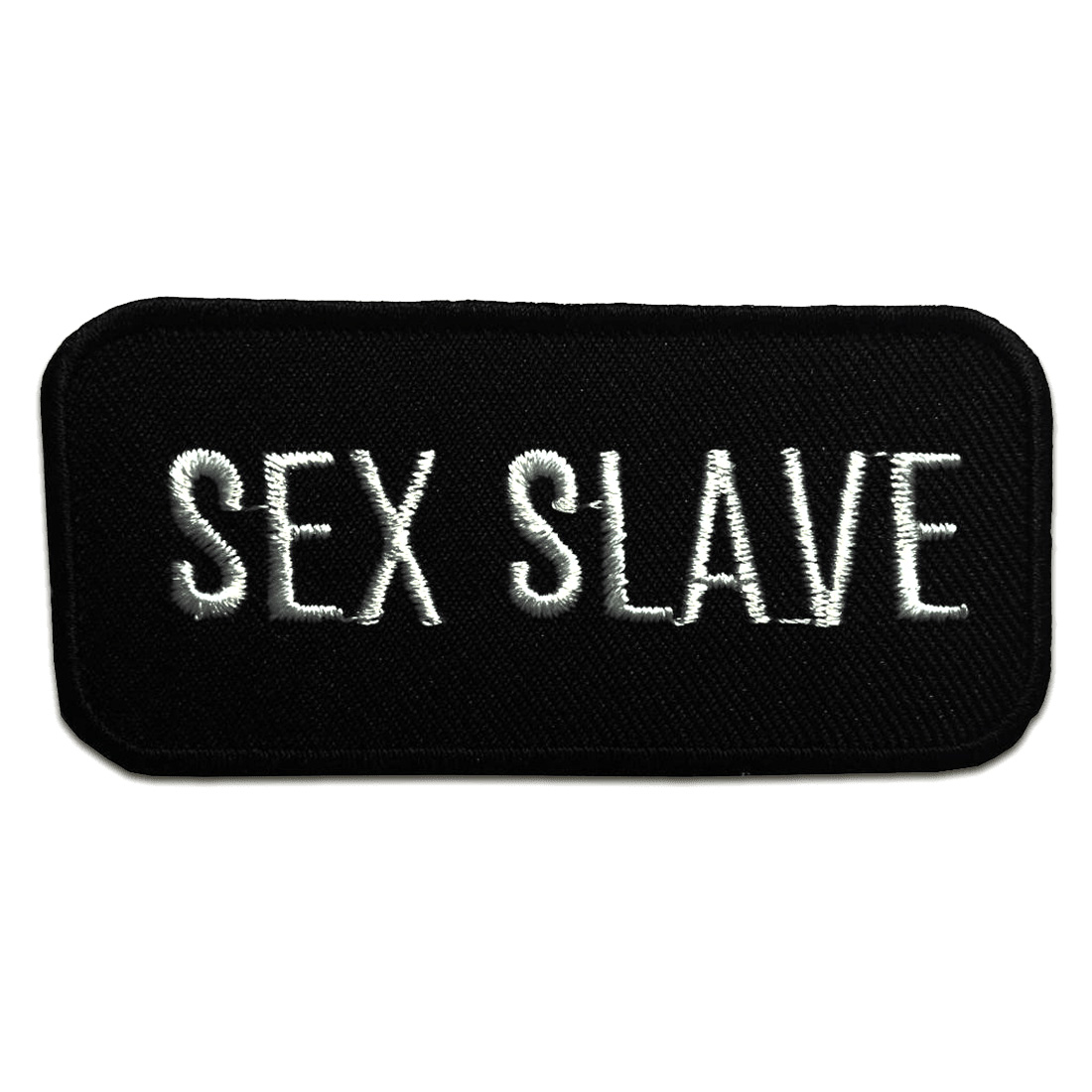 Iron on patches - Sex Slave Biker - black - 8,3x4 Application Embroided  badges | Catch the Patch - your store for patches and iron-on patches