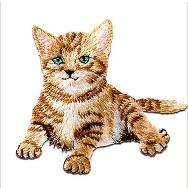 cani animale - Toppe termoadesive Patch Toppa ricamate, misura: 5,5 x 8 cm
