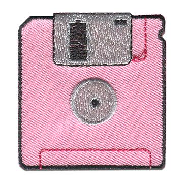 Pacchetto] Toppe termoadesive - Dischetto Floppy – diversi colori  selezionabili - 5,5 x 5,5 cm - Patch Toppa ricamate, Catch the Patch - il  tuo negozio per i cerotti e i cerotti con il ferro da stiro