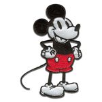 Iron on patches - Mickey Mouse 90 Years 02 Mickey nineties special Edition  Disney - red - 6,5 x 6,5 cm - Application Embroided badges | Catch the