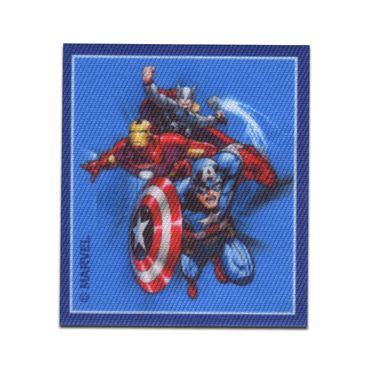 Marvel © Avengers Iron Man Comic hand - Iron on patches, size: 2,57 x 2,61  inch