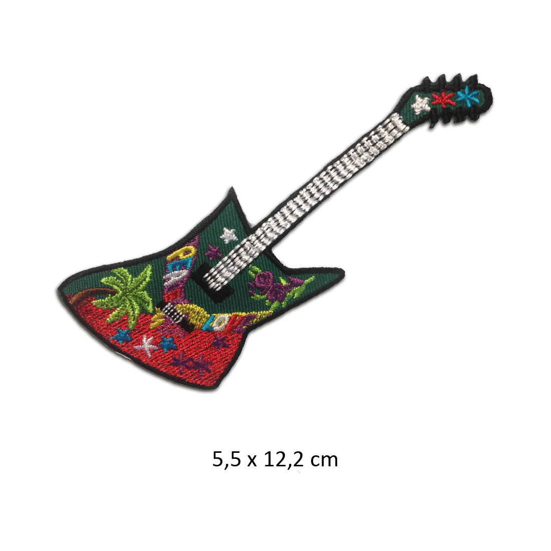 Pacchetto] Toppe termoadesive adulto - Set di chitarra 5 pezzi - Patch Toppa Ricamate