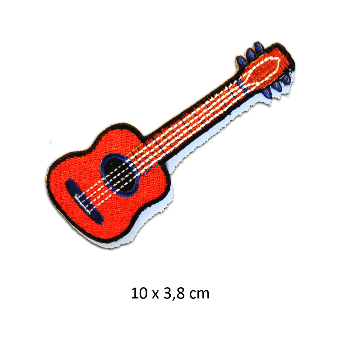 Chitarra Hippie - Toppe Termoadesive Patch Toppa Ricamate