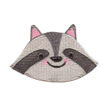 Gatto Animale - Toppe Termoadesive Patch Toppa Ricamate, Misura: 5,3 x 7 cm, Farbvariante:rosa