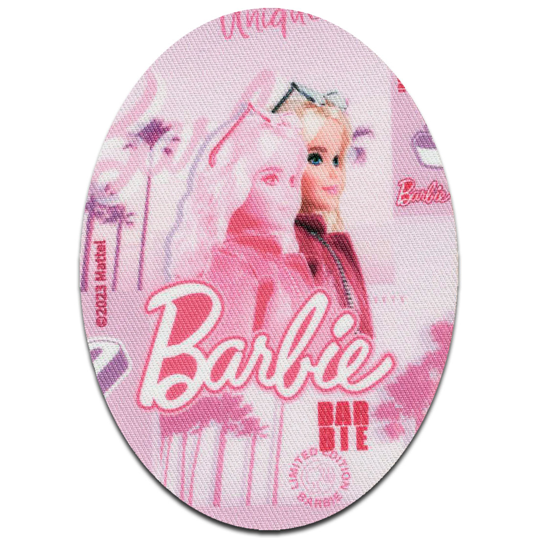 Barbie © with winter jacket Iron On Patches Adhesive Emblem