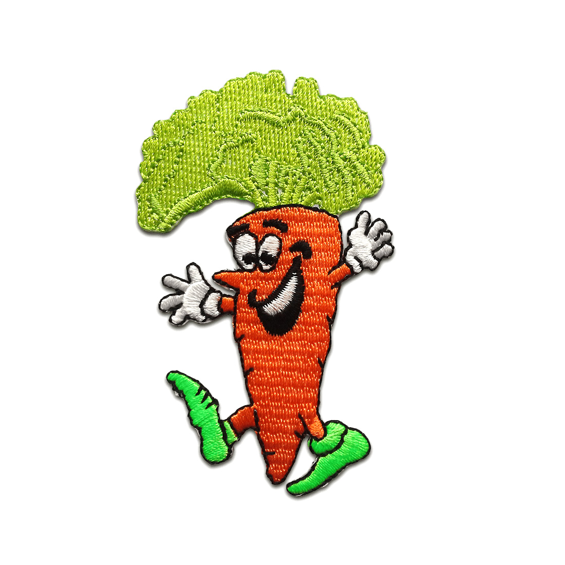 Toppe termoadesive ricamate con frutta e verdura, 5 pezzi