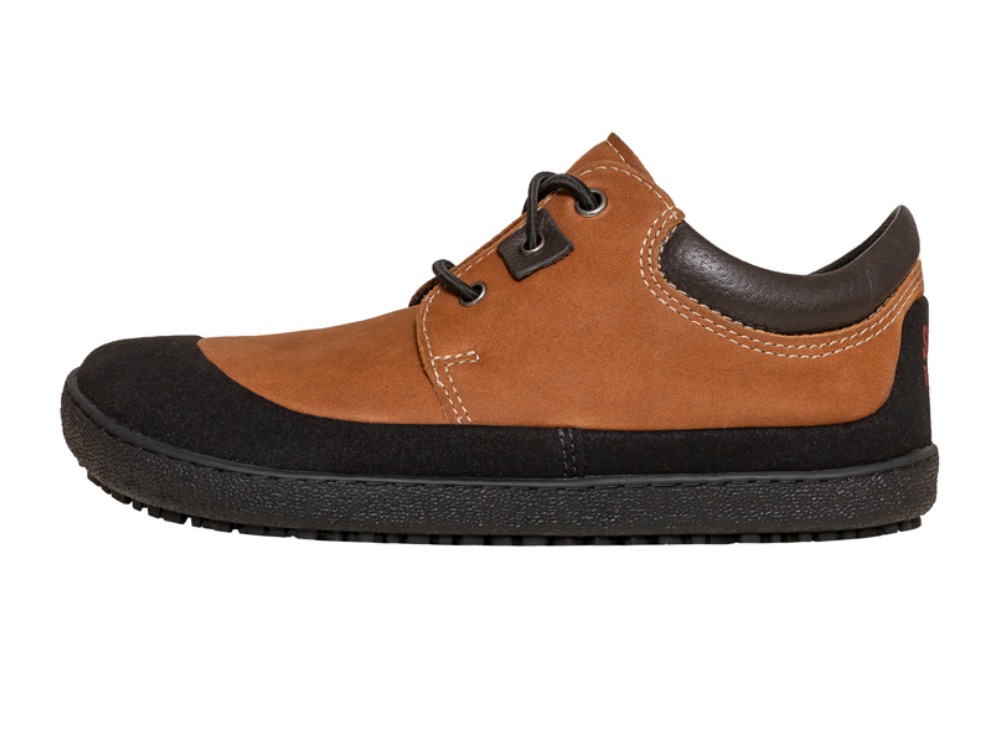 SOLE RUNNER® Barfußschuh Pan 3 Cognac