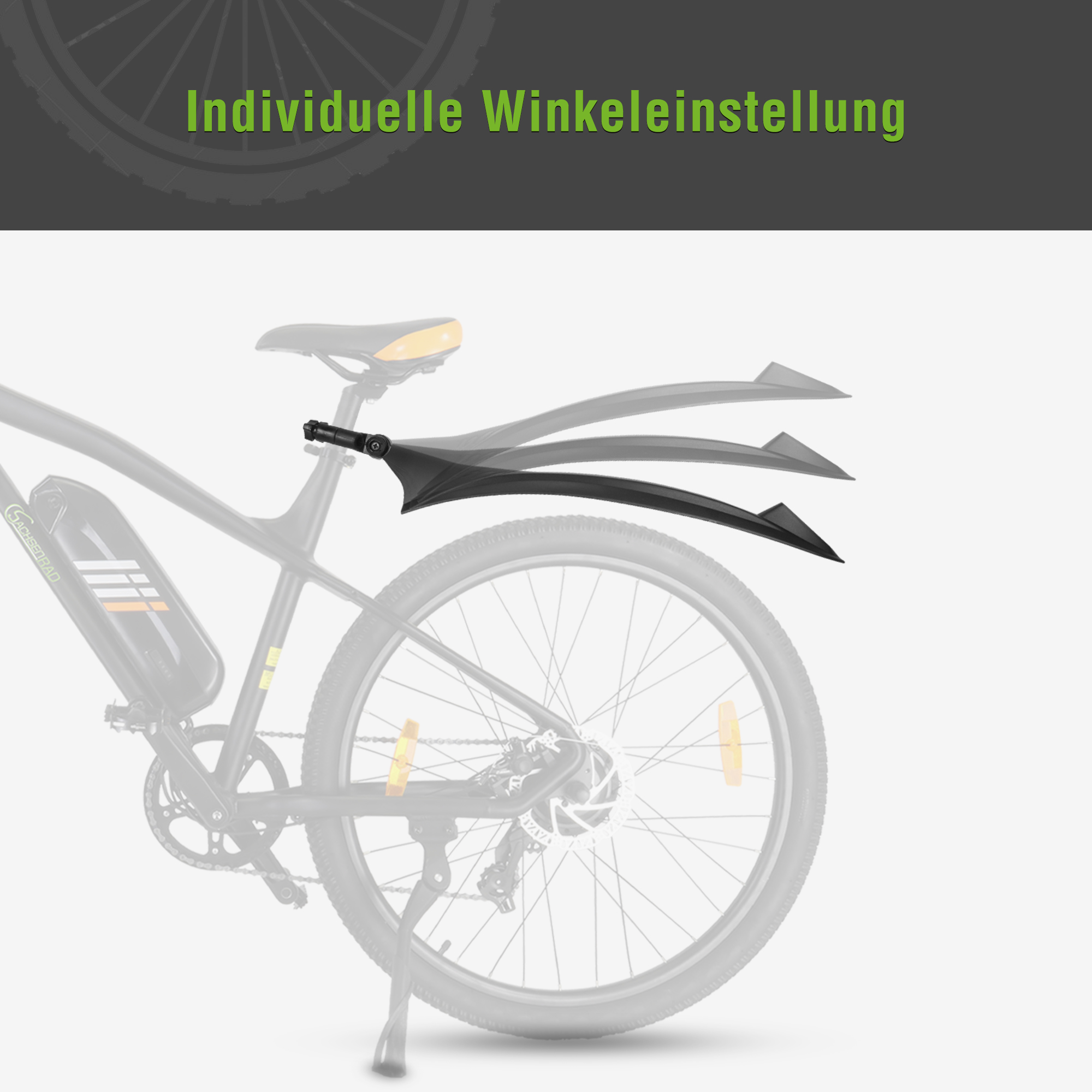 Schutzblech-Set für E-Bikes R6 / R6 Neo / R8 Ranger / R8 Flex II –  SachsenRAD