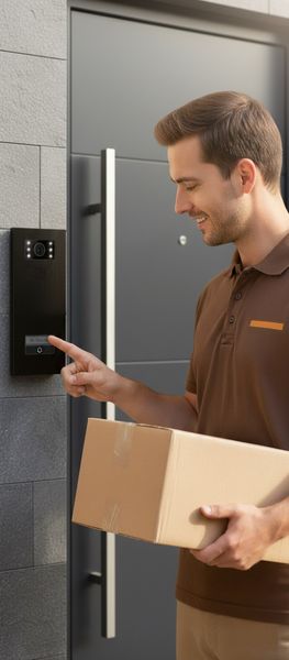 XD1 Black WLAN Smarte Video Türklingel mit Appfunktion