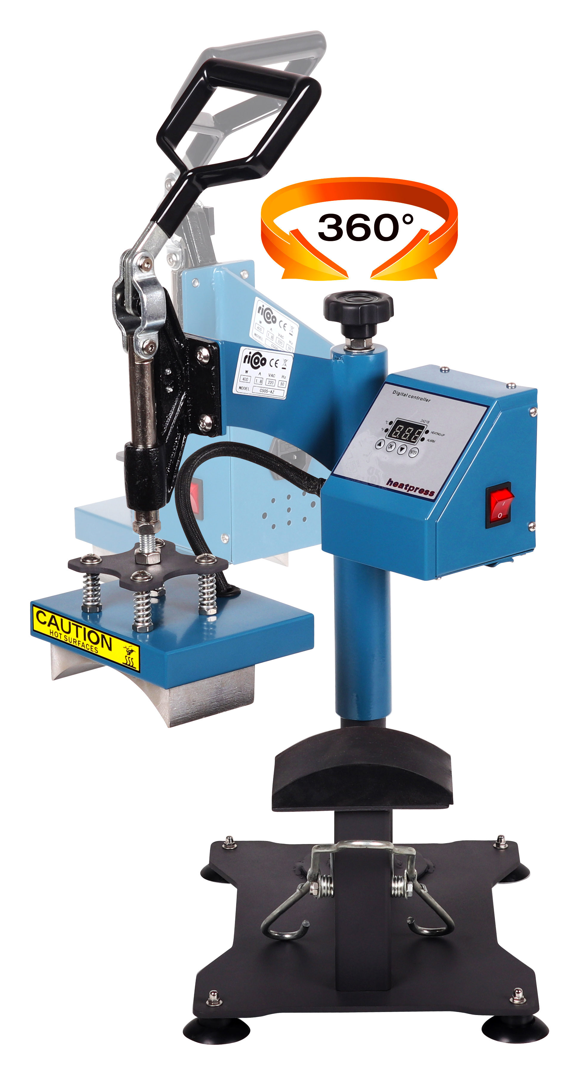 Transferpresse Mützenpresse Cappress Thermo Druck Transfer Press C505 10005