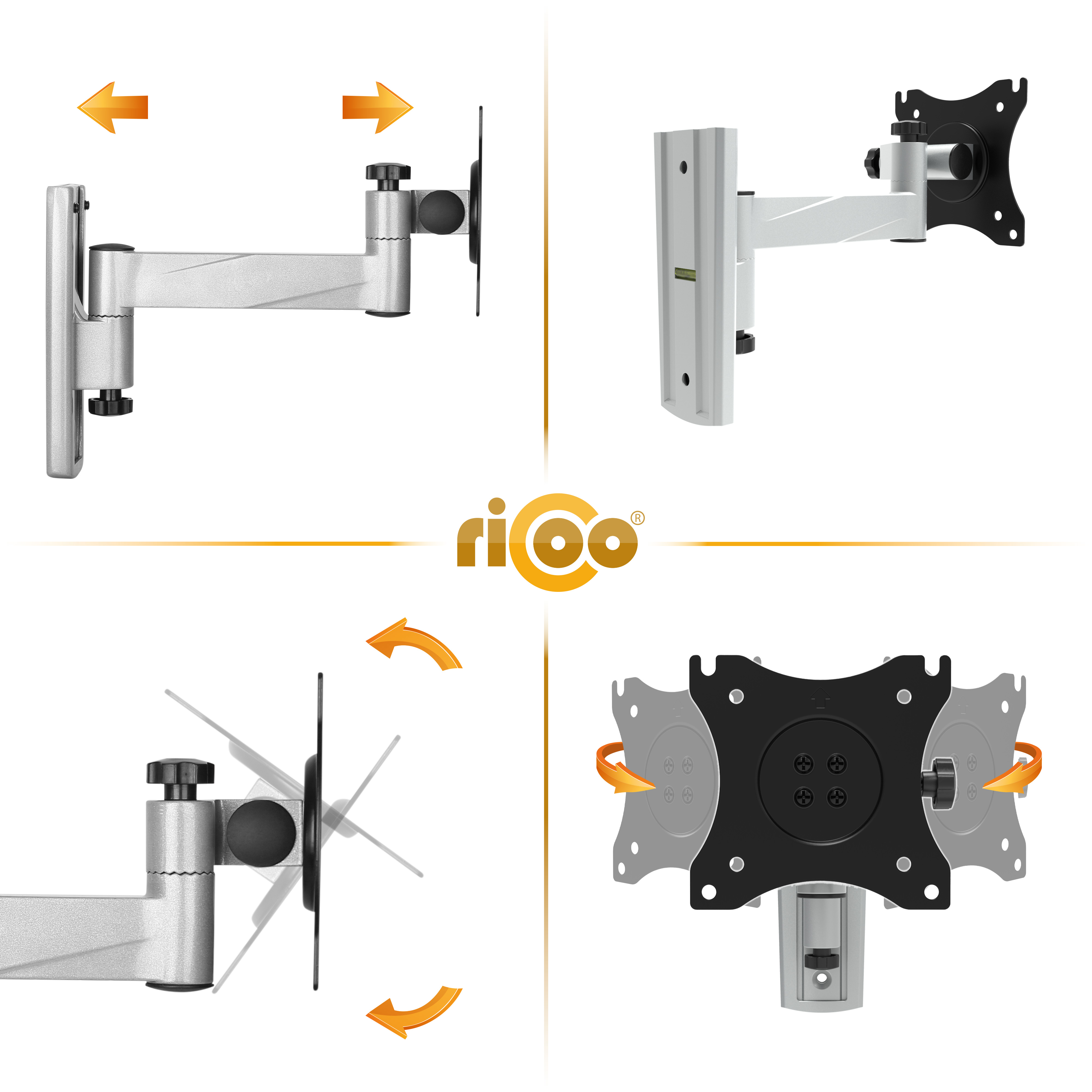 TFT Monitor Wandhalterung TV & Monitorarm auch für