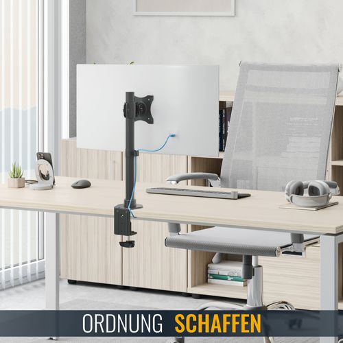 RICOO Monitor Stand Tilt TS5711 Swivel 12-29 Inch VESA 75x75 100x100