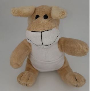 Pl&uuml;sch K&auml;nguru mit bedrucktem T-Shirt  ca. 210 mm