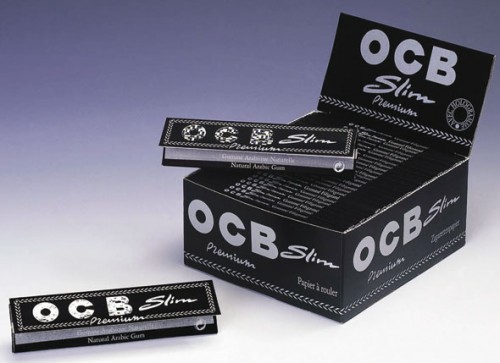 25 x OCB Premium Drehpapier schwarz long slim | smokertools