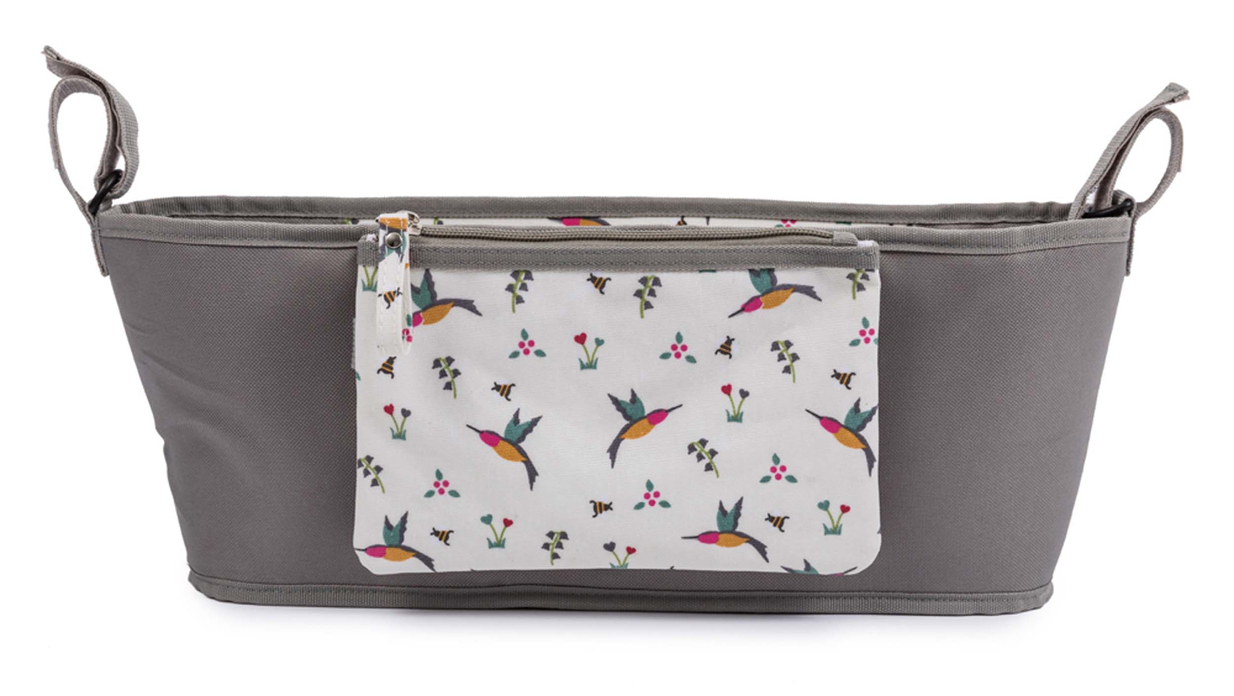 pink lining stroller organiser