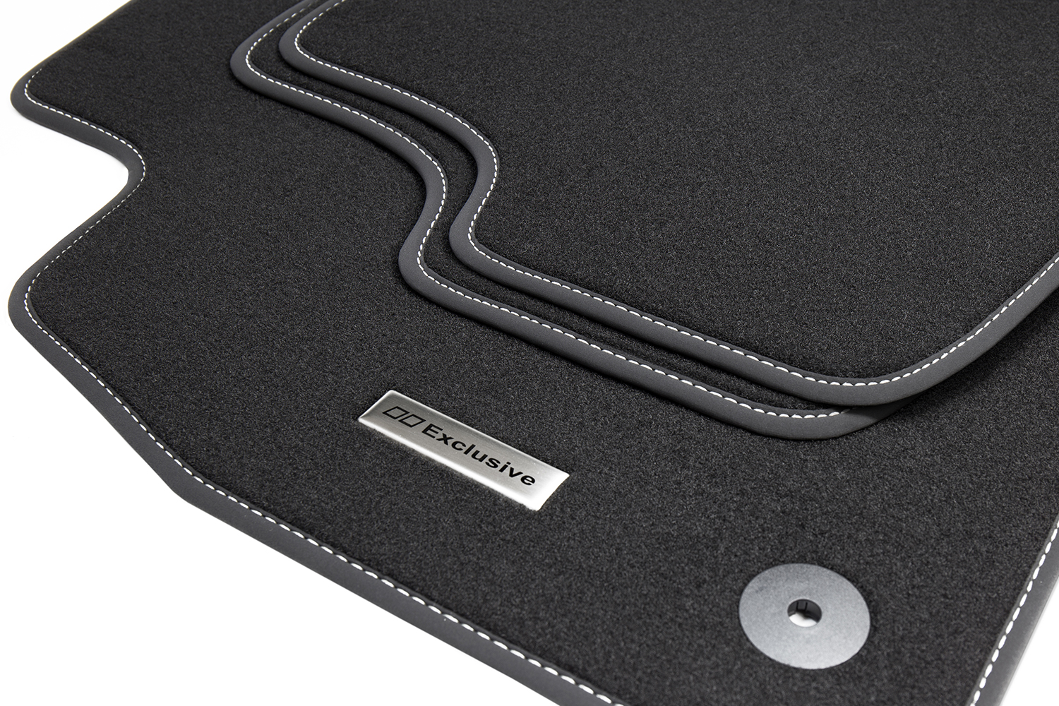 Exclusive Stainless Steel Vehicle Floor Mats With Logo Fits For