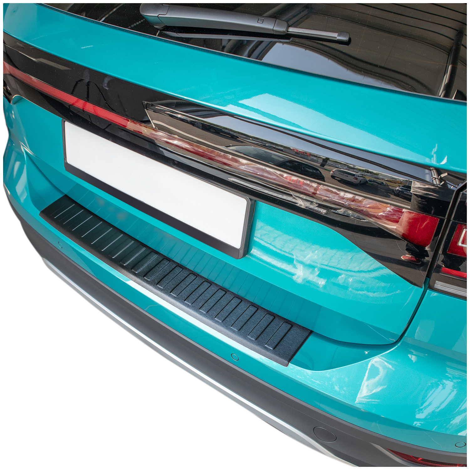 Edelstahl Ladekantenschutz passend für VW T-Cross Typ C1 V2A 2018-