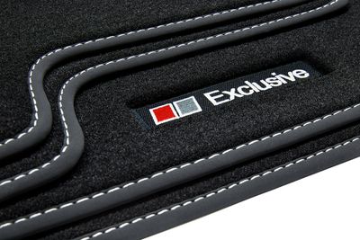 2000-2008 CARBON Fußmatten Autoteppiche Audi A4 B6 B7 8E 8F Bj