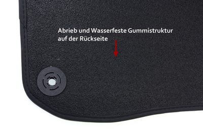 Exclusive Line Fußmatten für Seat Altea 5P und Freetrack XL Toledo Bj.2004-2015