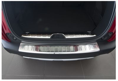 tuning-art L136 Edelstahl Ladekantenschutz mit Abkantung Fahrzeugspezifisch