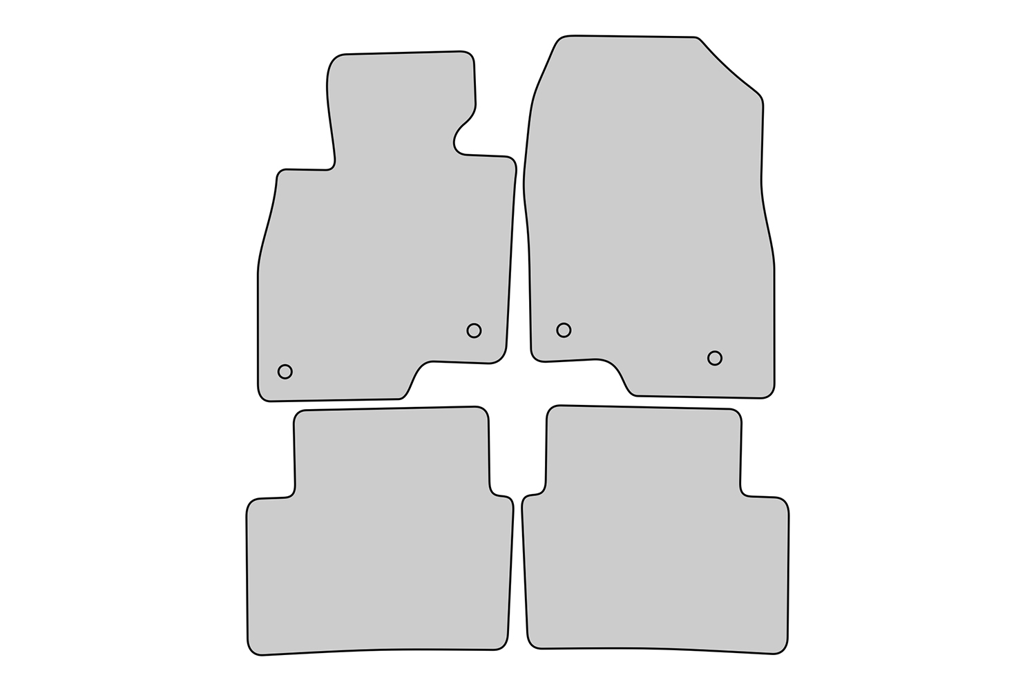 Sport Edition floor mats fits for Mazda 3 20132018 L.H.D only Floor