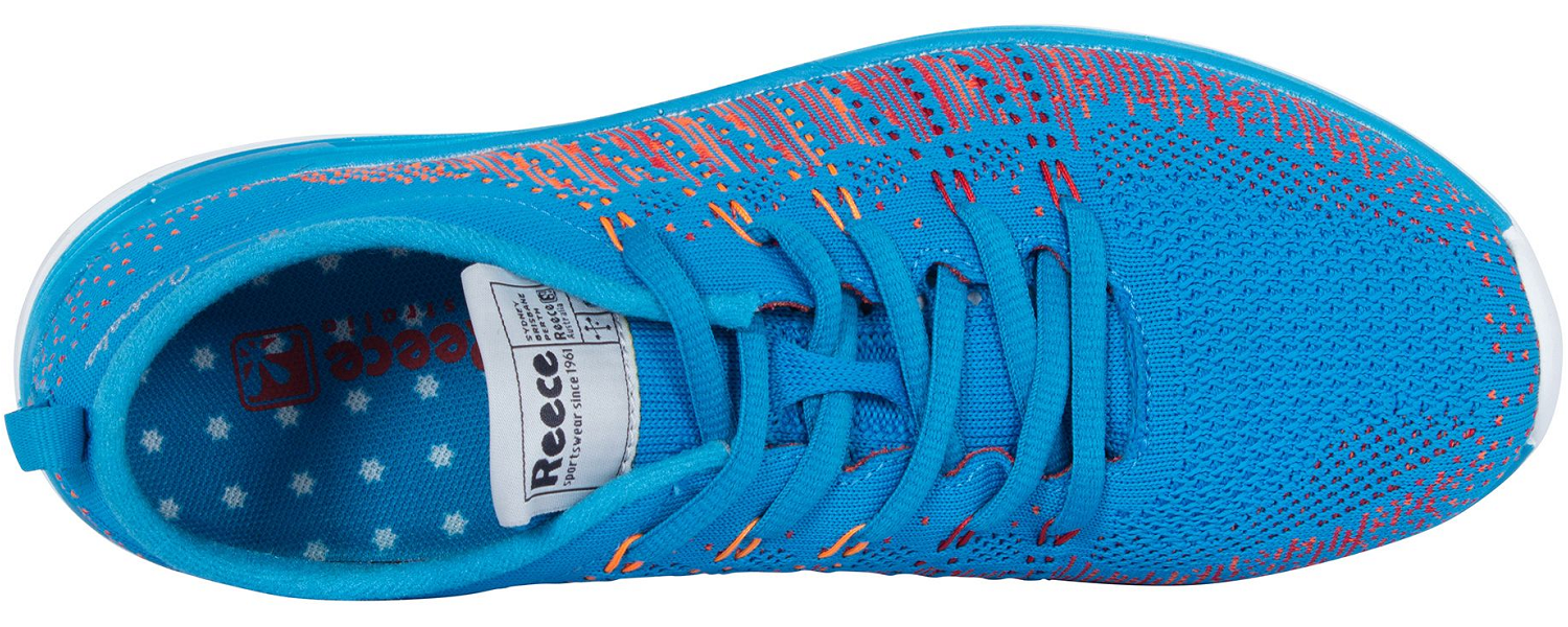 Reece Australia Fantasy Knitted Sneaker – Chaussures Sport Indoor Bleu/rose, Neuves (réf 875205-5005)