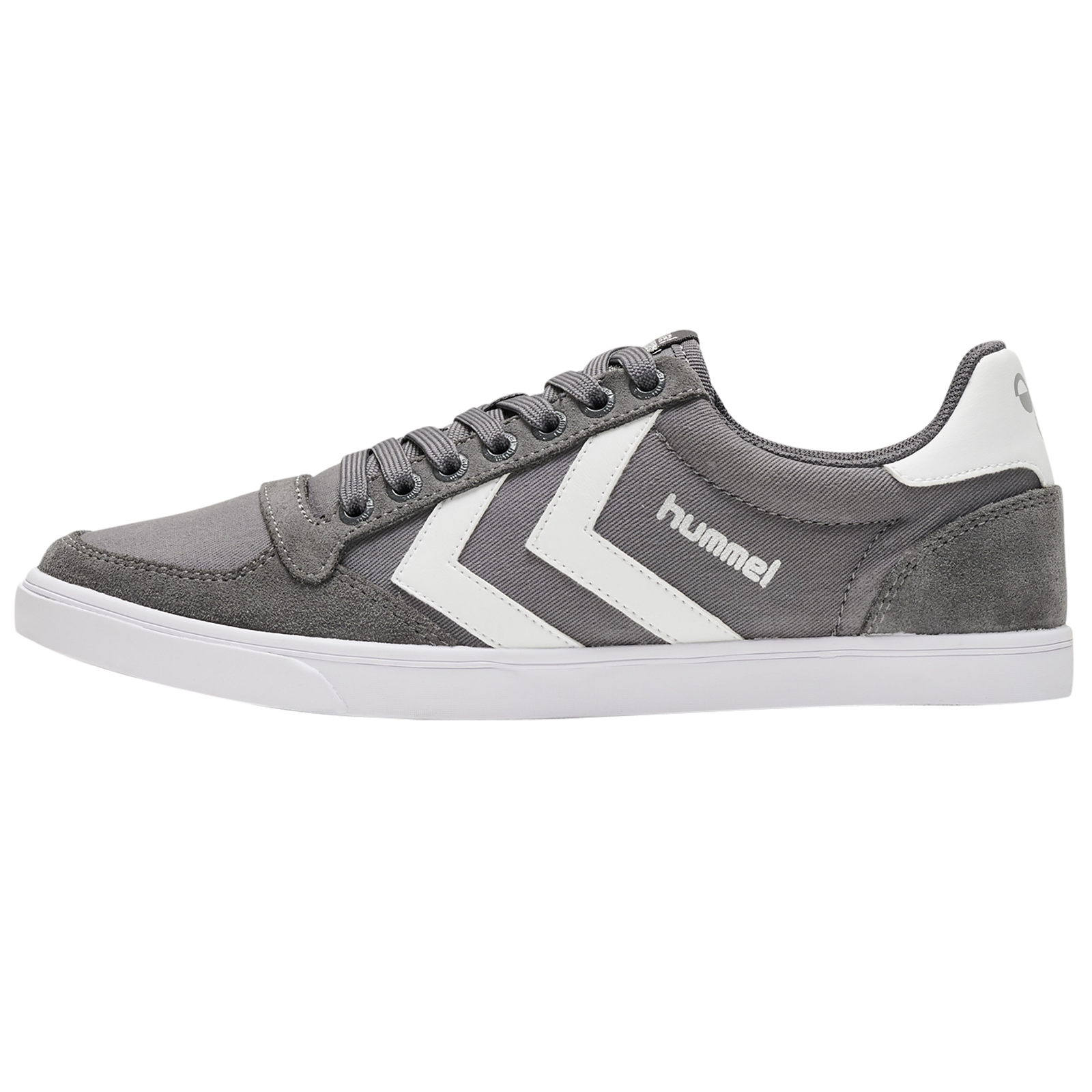 Hummel Slimmer Stadil Low Indoor Sneaker Schuhe grau/weiß 0635122651