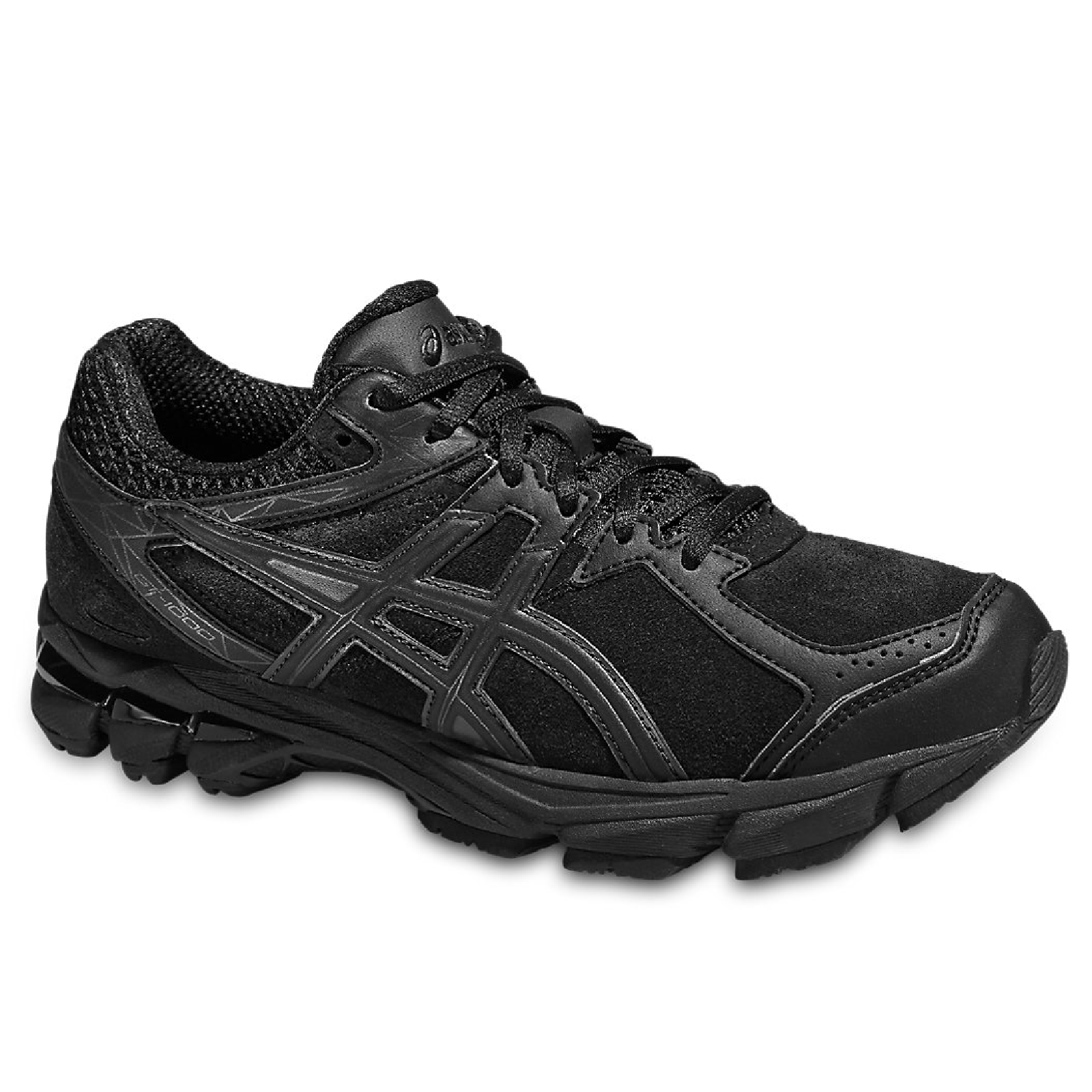Asics Gel GT Walker All Black Laufschuhe schwarz Q55NK 9090 Asics Gel GT Walker All Black Laufschuhe schwarz Q55NK 9090