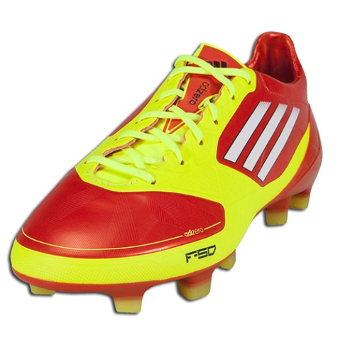 Adidas F50 Adizero TRX FG J SYN Fussballschuhe orangeweißgelb Adidas F50 Adizero TRX FG J SYN Fussballschuhe orangeweißgelb