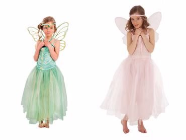 Kostüm Fee m Flügeln Elfe Märchen Ballerina Prinzessin Tutu Karneval Fasching