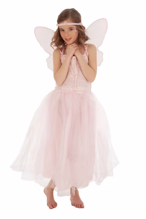 Kostüm Fee m Flügeln Elfe Märchen Ballerina Prinzessin Tutu Karneval Fasching