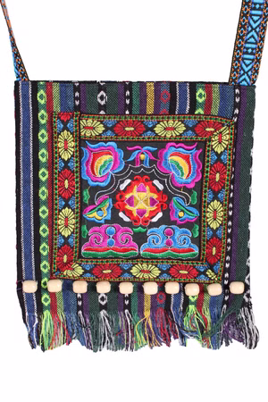 kultige Hippie Tasche BoHo Flower Power 60er 70er Festival Karneval Fasching