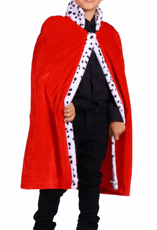 roter Umhang Kinder Königsumhang König King Prinz Robe Mantel rot Sternsinger