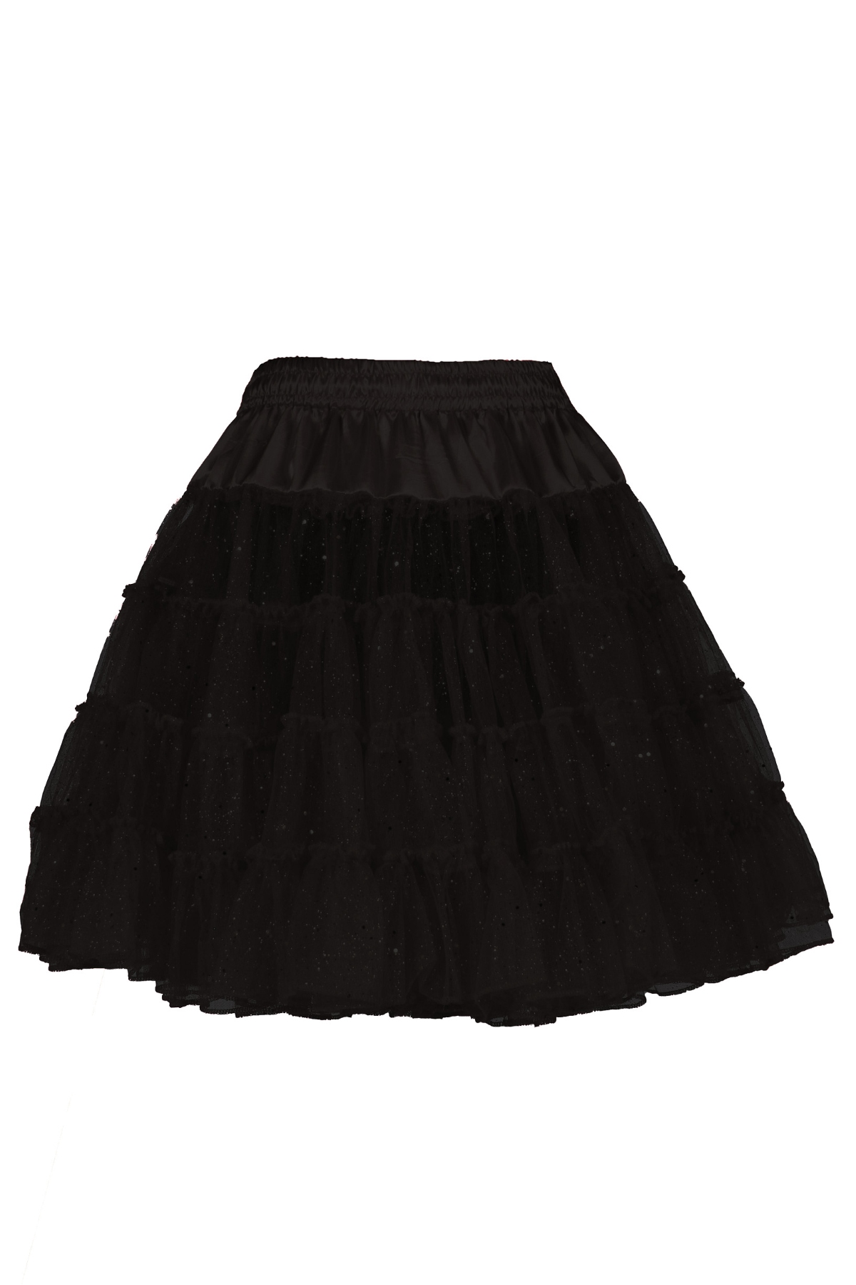 KOG Tüllrock Damen – Tutu Petticoat, Glitzer-Rock Für Karneval, Festival & Party