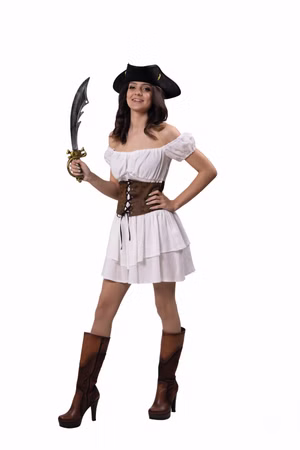 Kostüm Piratin Cowgirl Damen Kleid Casey Wilder Westen Karneval Fasching