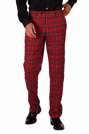 karierte Hose Tartan Schotten Muster Punkter Nerd Karneval Fasching Kostüm