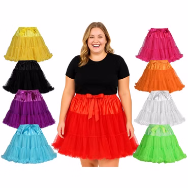 Tüllrock Petticoat Tutu Showgirl Gr. XXL Kostüm Karneval Fasching Verkleidung