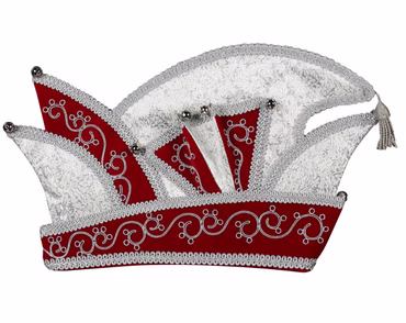Komiteemütze Prinz deluxe Elferrat Karnevalshut Prunkmütze Karneval Fasching