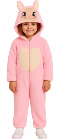 cuddle Monster Kinder rosa Plüschkostüm Maskottchen Karneval Fasching Kostüm